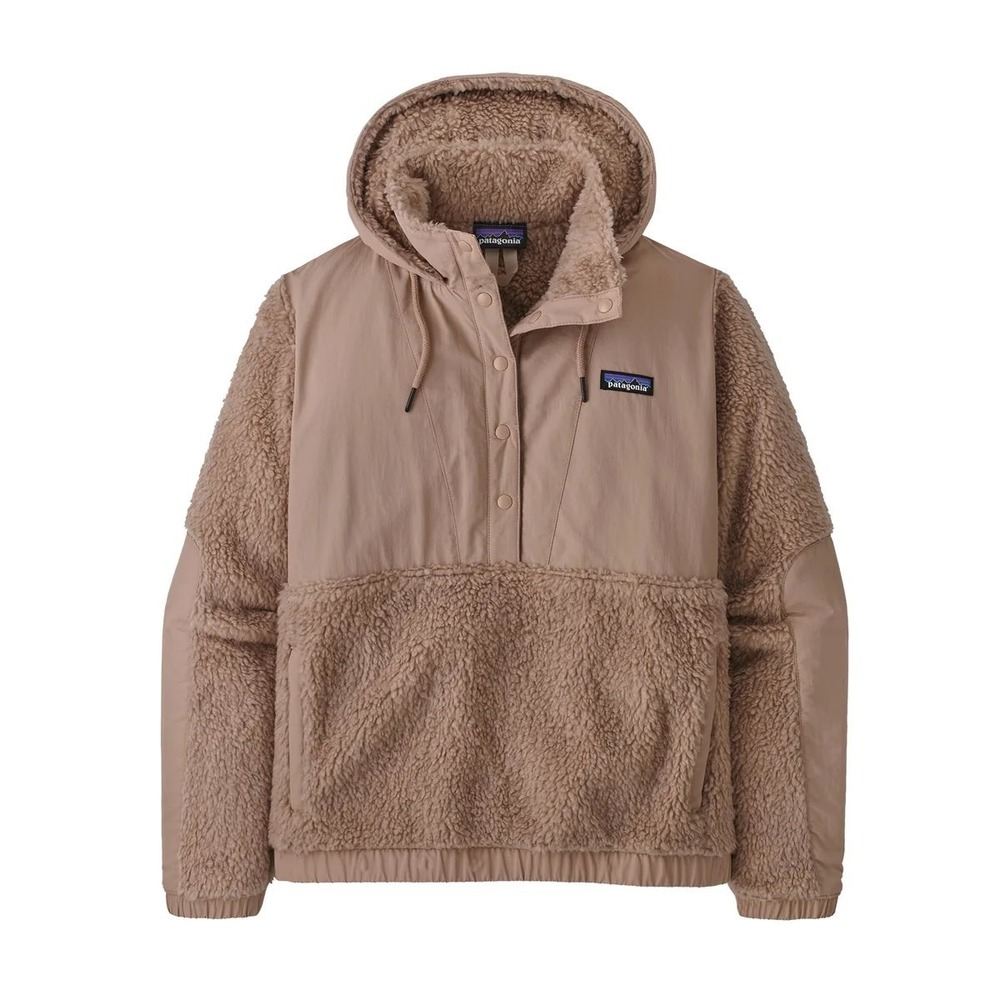 Patagonia Shelled Retro X Pullover 22885 Tan Fleece Hooded Anorak Womens XS NWOT